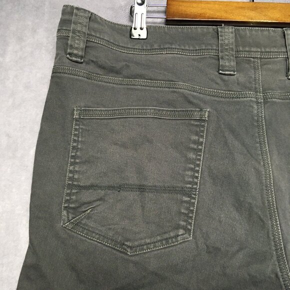Marmot Men Cargo Shorts size 38 Gray Tech Work Trail Gusset Cotton Stretch Blend - Picture 8 of 15